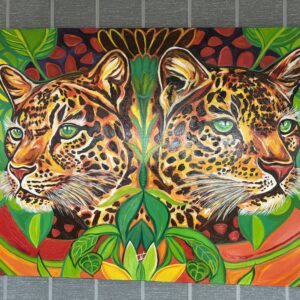 Savage tigers original painting - Image 3