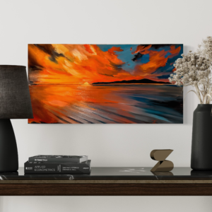 Kapiti Island sunset print